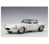 AMYALIN Diecast Model Vehicles 1:18 For Jaguar For Lightweight For E-Type Metal Car Model Hobbies Collections(White)