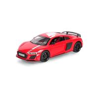 AMYALIN Diecast Model Vehicles 1:24 For Audi R8 Alloy Sports Car Model Diecast Metal Collections(Red)