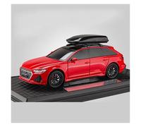 AMYALIN Diecast Model Vehicles 1:24 For Audi RS6 Diecast Metal Alloy Car Model Collection(Red)