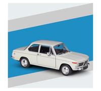 AMYALIN Diecast Model Vehicles 1:24 For BMW 2002 For Ti Alloy Die Casting Model Car Ornaments(White)