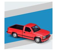 AMYALIN Diecast Model Vehicles 1:24 For Chevrolet 454 For SS For Pick-up 1993 Alloy Die Casting Model Car Ornaments(Red)