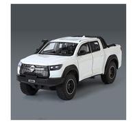 AMYALIN Diecast Model Vehicles 1:24 For Great Wall For Cannon Alloy Car Model Diecast Collect Hobby Decoration(White)