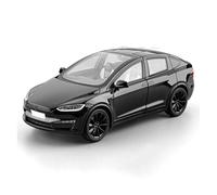 AMYALIN Diecast Model Vehicles 1:24 For Tesla For Model X Diecast Metal Alloy Car Model Collection(Black)