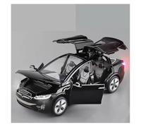 AMYALIN Diecast Model Vehicles 1:32 For Tesla For Model X Alloy Metal Diecast Car Model Display Ornaments(Black)