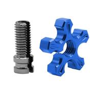 AMYALIN For KA&WASAKI KX85 KX65 KX450F Motorcycle Brakes Clutch Cable Brake Wire Adjuster Screw(Blue,M10)