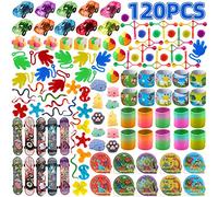 AmyBenton Party Bag Fillers for Kids 120 Pcs, Small Toy Bulk for Party Bag for Kids 12 Pack for Game Prizes, Classroom Rewards, Goody Bag/ Pinata Stocking Fillers for Birthday Party