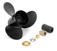 AMYBEST14 1/2 x 19 Pitch Boat Propeller, 15 Spline Tooth Aluminum Prop Compatible for Mercruiser Alpha One & Mercury 135-300HP, Replaces OEM 48-832830A45, Includes Hub Kit, RH Rotation (14 1/2 X 19)