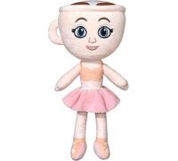 Amycore Italian Brainrot Plush Toy, 27CM Ballerina Cappuccina Soft Doll for Kids & Adults Emotional Support Cute Plushie Decompression Toys for Girls Boys Birthday Gifts