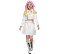 Amycute Kpop Demon Hunting Costumes for Girls Kids, Girls Pop Star Hunter Idol Mira Zoey Rumi Stage Costume Outfits Stage Performance Suit Fancy Dress Up (Mira 02,4-5 Years)
