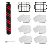 Amyehouse Brushroll & Foam Felt Filters Replacement Compatible with Shark Stratos Upright Vacuum with DuoClean PowerFins AZ3002 & AZ3000W AZ3000