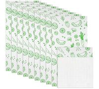Amyhill 10 Pcs Refrigerator Shelf Liners Absorbent Fridge Mats Washable Fridge Drawer Liners for Shelves, Kitchen, Home, Cabinet, Trays(Fruits, 12 x 24 Inch)