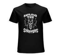 Amyl and The Sniffers Unisex T-Shirt Printed Tee Graphic Top Men Black Shirt L