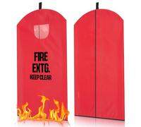 Amylove 2 Pcs Fire Extinguisher Cover 13-20 lb Heavy Duty Thickened Fire Protective Sleeve from Scuffs and Scratches Accessories 18" W x 26" L