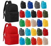 Amylove Backpack Bulk Lightweight Wholesale Backpacks Printed Book Bag in Bulk for Donations Giveaways, Energetic Color, 17 Inch, Backpack