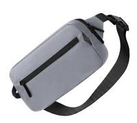 Amylove Crossbody Sling Chest Bag Lightweight Fanny Pack Water Resistant Classic Adjustable Sling Bag Lightweight Casual Men Women Suitable for Travel Hiking Running and Daily Casual Wear, Gray, Chest