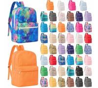Amylove School Backpacks for Kids Backpack in Bulk Assorted Bookbag for Elementary Middle High School Student Donations, Playful Color, 17 Inch, Backpack