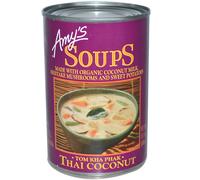 Amy's, Soups, Tom Kha Phak, Thai Coconut, 14.1 oz (400 g)