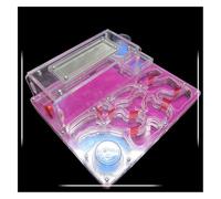 AMYSTY Ant Farm For Study Acrylic Ant Castle Diy Twin Water Towers Ant Nest Farm Eco Workshop Science Ant House For Observing(Pink)