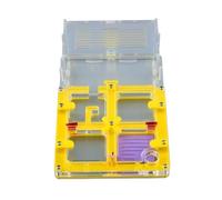 AMYSTY Ant Farm For Study Ant Castle Acrylic Ant Farm Moisturizing Nature Display Box Puzzle Habitat Science Diy Ant Nest Farm Ant House For Observing(Yellow)