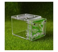 AMYSTY Ant Farm For Study Square Ant Farm Acrylic Ant Castle Clear Handmade Ant Habitat Unique Educational Ant Colony Ecosystem Ant House For Observing(Grün)