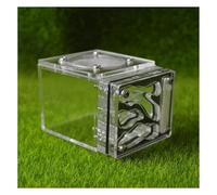 AMYSTY Ant Farm For Study Square Ant Farm Acrylic Ant Castle Clear Handmade Ant Habitat Unique Educational Ant Colony Ecosystem Ant House For Observing(Black)