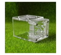 AMYSTY Ant Farm For Study Square Ant Farm Acrylic Ant Castle Clear Handmade Ant Habitat Unique Educational Ant Colony Ecosystem Ant House For Observing(Clear)