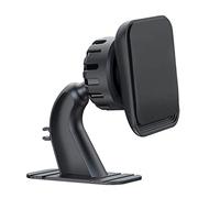 AMYSTY Car Phone Holder Stable Mobile Phone Holder Car Navigation Bracket With Center Console 4 Core Magnet Suction Data Cable Clip Durable Sturdy