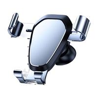 AMYSTY Car Phone Holder Stable Phone Support For Car Gravity Extendable GPS Mounting Bracket 360 Rotary Holder Durable Sturdy(Silver)