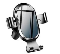 AMYSTY Car Phone Holder Stable Phone Support for car Gravity phone holder GPS Mounting Bracket 360 Rotary Holder Durable Sturdy(Silver)