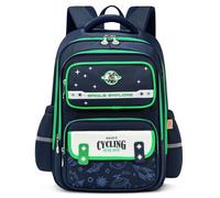 Amythe Children's Backpack, Children's Elementary School Backpack for Grades 1-5, Ergonomic Boy School Backpack, 6-12 Years, Chest Strap, Reflective Stripes, Waterproof for the Shield, Royal Blue