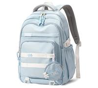 Amythe School Bag for Girls, Teenage Backpack for Middle High School Students, Casual Daypack for Daily Travel, Large Bookbag for Girls Boys age 9 10 11 12 16