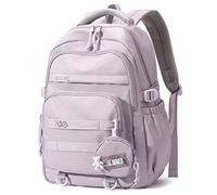 Amythe School Bag for Girls, Teenage Backpack for Middle High School Students, Casual Daypack for Daily Travel, Large Bookbag for Girls Boys age 9 10 11 12 16
