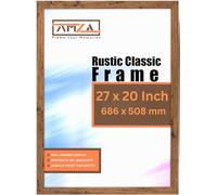 AMZA Picture Frame, 20x27inch, Elegant for Photo, Poster, and Wall Mounting, Photo Frames Made with Premium Quality MDF, Available in All Standard & Non-Standard Sizes (Rustick, 20x27inch)