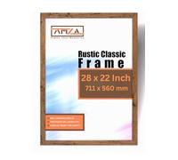AMZA Picture Frame, 28 x 22 inch, Elegant for Photo, Poster, and Wall Mounting, Photo Frames Made with Premium Quality MDF, Available in All Standard & Non-Standard Sizes (Rustick, 28 x 22 inch)