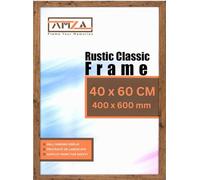 AMZA Picture Frame, 40x60 cm, Elegant for Photo, Poster, and Wall Mounting, Photo Frames Made with Premium Quality MDF, Available in All Standard & Non-Standard Sizes (Rustick, 40x60 cm)