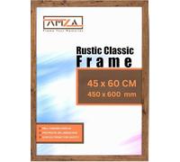 AMZA Picture Frame, 45x60 cm, Elegant for Photo, Poster, and Wall Mounting, Photo Frames Made with Premium Quality MDF, Available in All Standard & Non-Standard Sizes (Rustick, 45x60 cm)