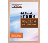 AMZA Picture Frame, 50 x 75 cm, Elegant for Photo, Poster, and Wall Mounting, Photo Frames Made with Premium Quality MDF, Available in All Standard & Non-Standard Sizes (Oak, 50 x 75 cm)