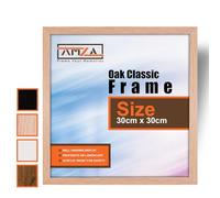 AMZA Picture Frames - Premium Photo and Poster Frames Perfect for Wall Mounting or Tabletop Display. (Oak, 30x30 cm)