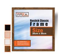 AMZA Picture Frames - Premium Photo and Poster Frames Perfect for Wall Mounting or Tabletop Display. (Rustick, 30x30 cm)