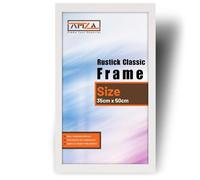 AMZA Picture Frames - Premium Photo and Poster Frames Perfect for Wall Mounting or Tabletop Display. (White, 35x50 cm)