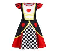 AmzBarley Girls Nightdress Girls' Nighties Kids Night Dress Nightgown Nightie Sleepclothes Pajamas Nightclothes Nighty Red 9-10 Years 150