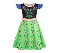 AmzBarley Girls Nightdress Girls' Nighties Kids Princess Night Dress Nightgown Nightie Sleepclothes Pajamas Nightclothes Nighty Green 9-10 Years 150