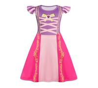 AmzBarley Girls Nightdress Girls' Nighties Kids Princess Night Dress Nightgown Nightie Sleepclothes Pajamas Nightclothes Nighty Purple 9-10 Years 150