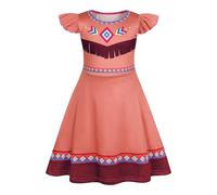 AmzBarley Girls Nightdress Girls' Nighties Kids Princess Night Dress Nightgown Nightie Sleepclothes Pajamas Nightclothes Nighty Brown 9-10 Years 150