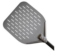 AMZBBQ® Perforated Pizza Peel 12 Inch, Hard-Anodised Aluminium Pizza Paddle