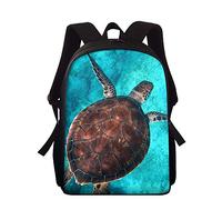 Amzbeauty Blood Wolf Schoolbag Backpack Children Bookbag Satchel Outdoor Daypack 15" Inch