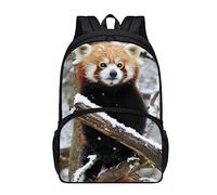 Amzbeauty Red Panda Backpack for Kids Girls Boys 17 Inch Backpack Elementary Middle High School College School Bag