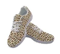 Amzbeauty Womens Shoes Running Sneakers Non Slip Walking Gym Workout Athletic Comfortable Fashion Sport Casual Shoe Leopard Print