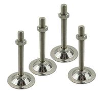 AMZBNEIDI Adjustable Height Levelling Feet Pack Of 4 Adjustable Furniture Leveling Foot Cups 73mm Base Diameter M12 Thread 60-150mm(M12x100mm)