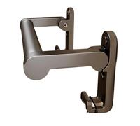 AMZBNEIDI Wall Mounted Safety Support Rail, Aluminum Alloy Folding Toilet Grab Bar Armrest Grey White 30-50CM(Grey-30cm)
